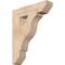 Ekena Millwork Funston Slat Smooth Bracket, Douglas Fir, 3 1/2"W x 16"D x 20"H BKT04X16X20FST06SDF - alternate 1